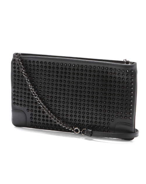 クリスチャン ルブタンコピー 　2015年春夏新作カーフスキン　ショルダー付 クラッチバッグLOUBIPOSH CLUTCH CALF PARIS/SPIKES 3120508 CM53